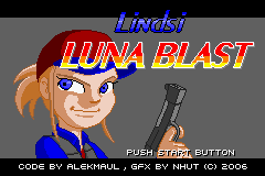 Lindsi Luna Blast Title Screen